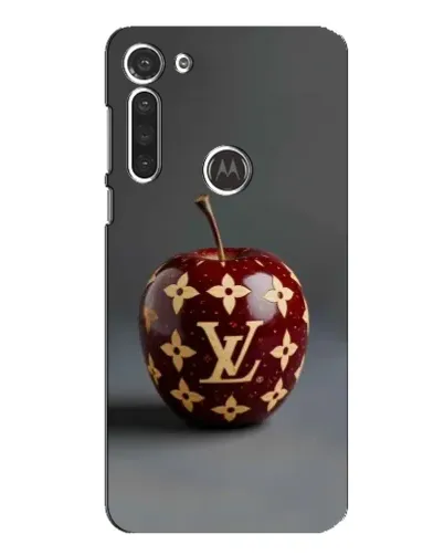Чохол для Motorola MOTO G8 з картинкою «Червоне яблуко LV»