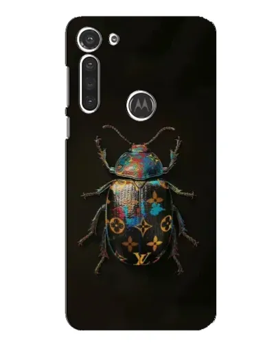 Чохол для Motorola MOTO G8 з картинкою «LV — мармуровий принт»