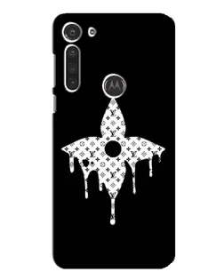 Чохол для Motorola MOTO G8 з картинкою «Квіткова монограма»