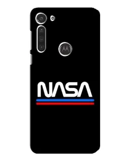 Чохол для Motorola MOTO G8 з картинкою «NASA — класика Red Blue» Чохол для Motorola MOTO G8 з картинкою «NASA — класика Red Blue»