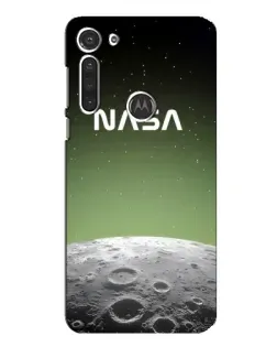 Чехол для Motorola MOTO G8 с картинкой «NASA — лунный градиент»