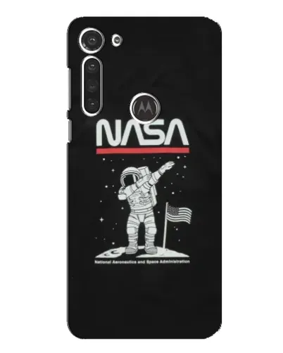 Чехол для Motorola MOTO G8 с картинкой «NASA — шагаем по Луне» Чехол для Motorola MOTO G8 с картинкой «NASA — шагаем по Луне»
