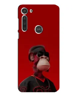 Чохол для Motorola MOTO G8 з картинкою «Bored Ape в червоному» Чохол для Motorola MOTO G8 з картинкою «Bored Ape в червоному»