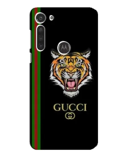 Чехол для Motorola MOTO G8 с картинкой «Тигр Gucci»