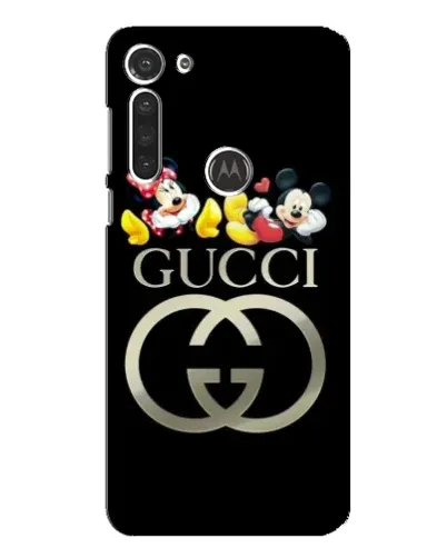 Чехол для Motorola MOTO G8 с картинкой «Gucci — герои Disney»