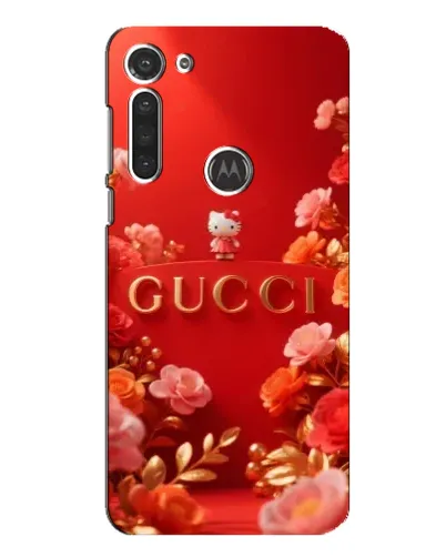 Чехол для Motorola MOTO G8 с картинкой «Gucci — золотой сад»