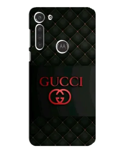 Чехол для Motorola MOTO G8 с картинкой «Gucci — стеганый черный»