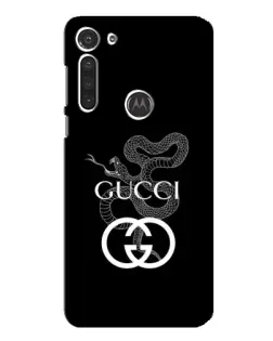 Чехол для Motorola MOTO G8 с картинкой «Gucci — серебряная змея» Чехол для Motorola MOTO G8 с картинкой «Gucci — серебряная змея»