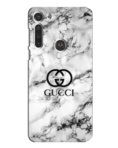 Чехол для Motorola MOTO G8 с картинкой «Gucci — мраморный шик»