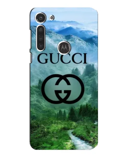 Чехол для Motorola MOTO G8 с картинкой «Gucci — горный пейзаж»