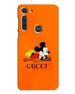 Чехол для Motorola MOTO G8 с картинкой «Микки Маус Gucci — оранж» Чехол для Motorola MOTO G8 с картинкой «Микки Маус Gucci — оранж»