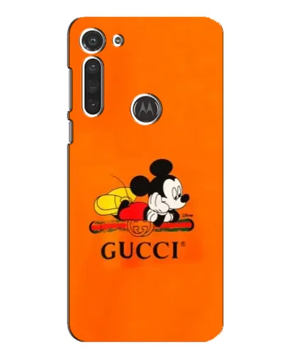 Чехол для Motorola MOTO G8 с картинкой «Микки Маус Gucci — оранж» Чехол для Motorola MOTO G8 с картинкой «Микки Маус Gucci — оранж»