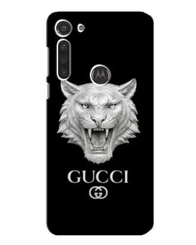 Чехол для Motorola MOTO G8 с картинкой «Gucci — серебряный лев» Чехол для Motorola MOTO G8 с картинкой «Gucci — серебряный лев»