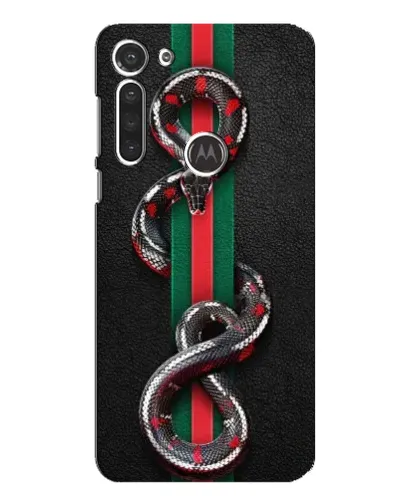 Чехол для Motorola MOTO G8 с картинкой «Gucci — змея на полосе» Чехол для Motorola MOTO G8 с картинкой «Gucci — змея на полосе»