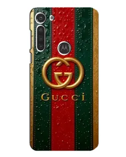 Чехол для Motorola MOTO G8 с картинкой «Gucci — фирменная полоса и золото» Чехол для Motorola MOTO G8 с картинкой «Gucci — фирменная полоса и золото»