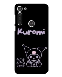 Чохол для Motorola MOTO G8 з картинкою «Kuromi — чорний мінімалізм» Чохол для Motorola MOTO G8 з картинкою «Kuromi — чорний мінімалізм»