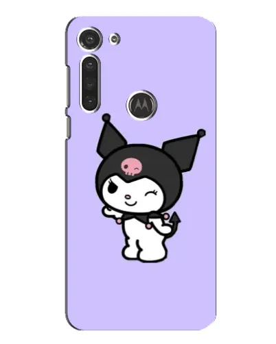 Чехол для Motorola MOTO G8 с картинкой «Классическая Kuromi»