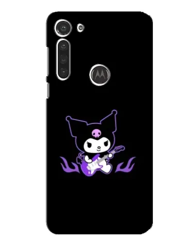 Чехол для Motorola MOTO G8 с картинкой «Электрическая Kuromi»