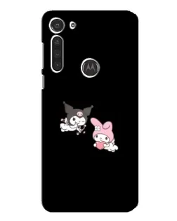 Чехол для Motorola MOTO G8 с картинкой «My Melody и Kuromi» Чехол для Motorola MOTO G8 с картинкой «My Melody и Kuromi»