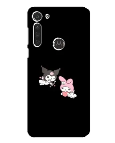 Чехол для Motorola MOTO G8 с картинкой «My Melody и Kuromi»