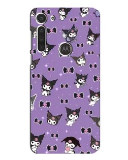 Чехол для Motorola MOTO G8 с картинкой «Kuromi — паттерн» Чехол для Motorola MOTO G8 с картинкой «Kuromi — паттерн»