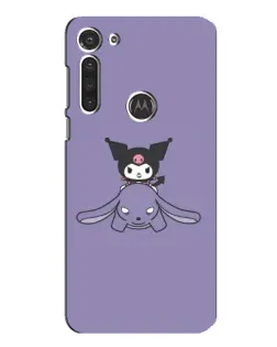 Чехол для Motorola MOTO G8 с картинкой «Kuromi на лиловом фоне» Чехол для Motorola MOTO G8 с картинкой «Kuromi на лиловом фоне»