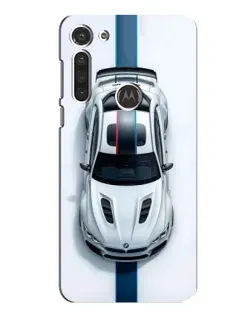 Чехол для Motorola MOTO G8 с картинкой «Вид сверху — BMW M»