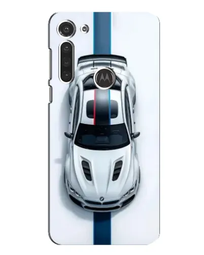 Чехол для Motorola MOTO G8 с картинкой «Вид сверху — BMW M»