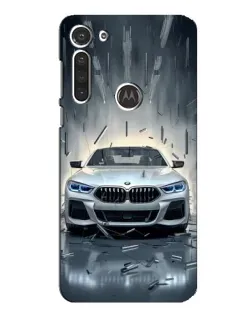Чехол для Motorola MOTO G8 с картинкой «BMW в свете фар»
