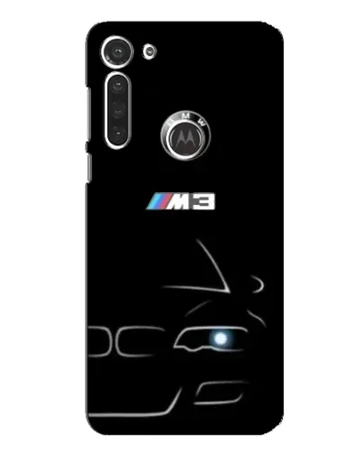 Чехол для Motorola MOTO G8 с картинкой «Минималистичный принт BMW M3»