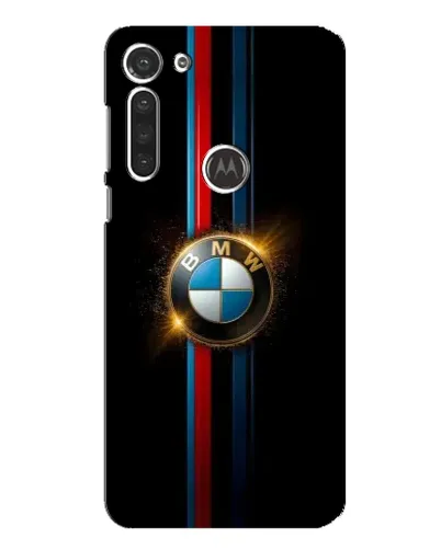 Чехол для Motorola MOTO G8 с картинкой «BMW M-Power неон»