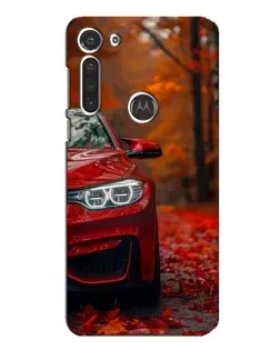 Чехол для Motorola MOTO G8 с картинкой «Осенняя BMW M4»