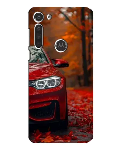 Чехол для Motorola MOTO G8 с картинкой «Осенняя BMW M4»