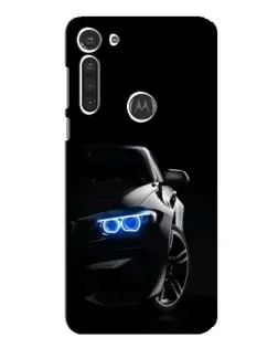 Чохол для Motorola MOTO G8 з картинкою «BMW — нічний погляд»