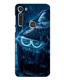 Чохол для Motorola MOTO G8 з картинкою «BMW під дощем»