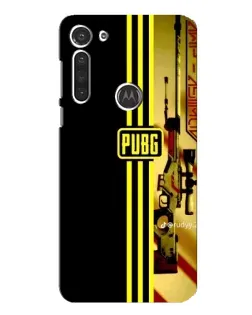 Чохол для Motorola MOTO G8 з картинкою «PUBG — камуфляжний шолом»