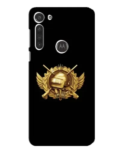 Чохол для Motorola MOTO G8 з картинкою «PUBG — помаранчевий градієнт»