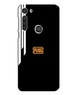 Чохол для Motorola MOTO G8 з картинкою «PUBG — вертикальні лінії»