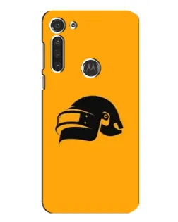 Чохол для Motorola MOTO G8 з картинкою «PUBG — золотий шолом»