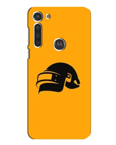 Чохол для Motorola MOTO G8 з картинкою «PUBG — золотий шолом»
