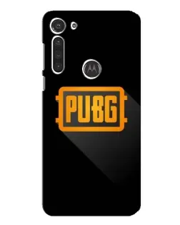 Чохол для Motorola MOTO G8 з картинкою «PUBG — рамка лого»