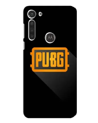 Чохол для Motorola MOTO G8 з картинкою «PUBG — рамка лого»