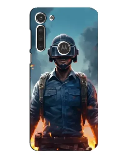 Чохол для Motorola MOTO G8 з картинкою «PUBG — реалістичний герой»