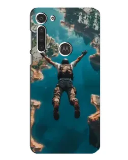 Чохол для Motorola MOTO G8 з картинкою «PUBG — вільне падіння»