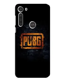 Чохол для Motorola MOTO G8 з картинкою «PUBG — золотий логотип»