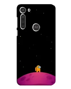 Чохол для Motorola MOTO G8 з картинкою «Самотній герой на планеті»