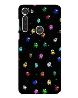 Чохол для Motorola MOTO G8 з картинкою «Екіпаж Among Us»