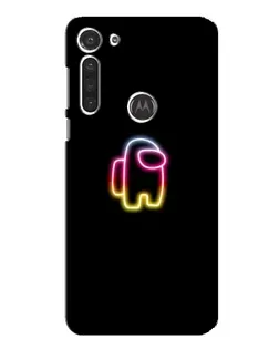 Чехол для Motorola MOTO G8 с картинкой «Among Us градиент»