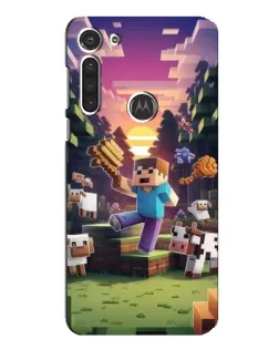 Чохол для Motorola MOTO G8 з картинкою «Стів на фермі» Чохол для Motorola MOTO G8 з картинкою «Стів на фермі»