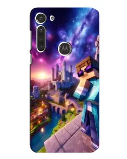 Чохол для Motorola MOTO G8 з картинкою «Стів та космос»